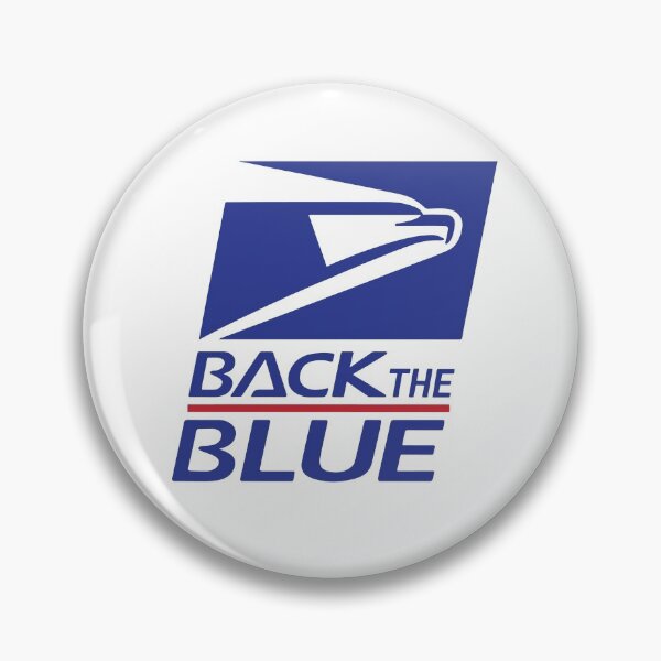 Support USPS - Back the Blue Pin