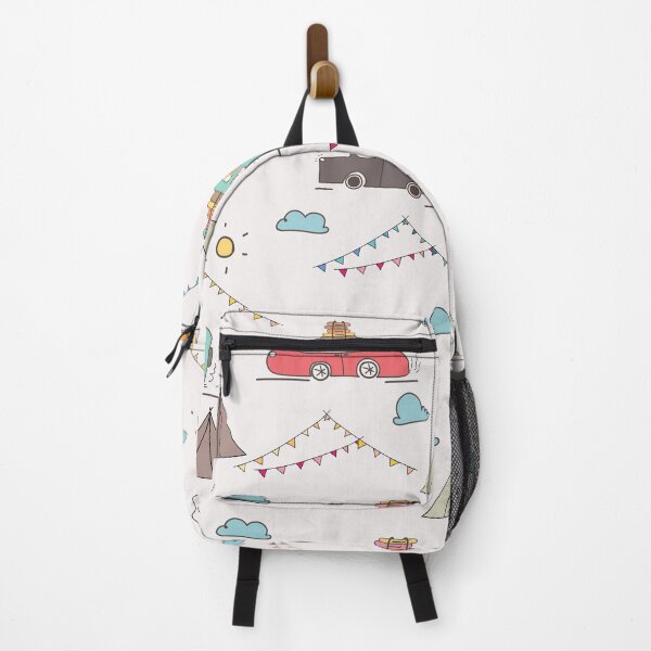 Item preview, Cute Camping Pattern designed and sold by AnastasiaDesign.