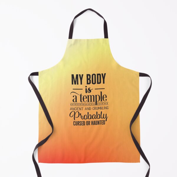 Item preview, My body is a temple designed and sold by Delicarte.