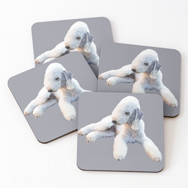 Item preview, Bedlington Terrier Laying Down designed and sold by ElegantCat.