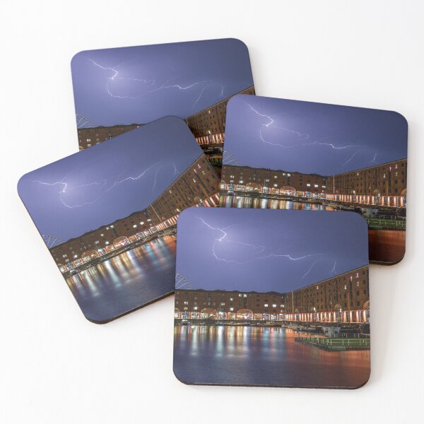 Item preview, Lightning over the Royal Albert Dock designed and sold by Paul Madden.