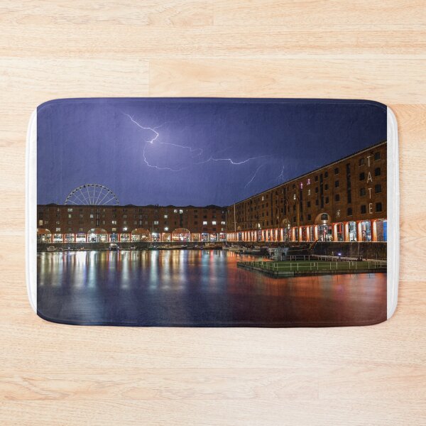 Item preview, Lightning over the Royal Albert Dock designed and sold by Paul Madden.