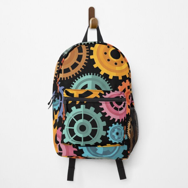 Item preview, Colorful Gears Pattern designed and sold by AnastasiaDesign.