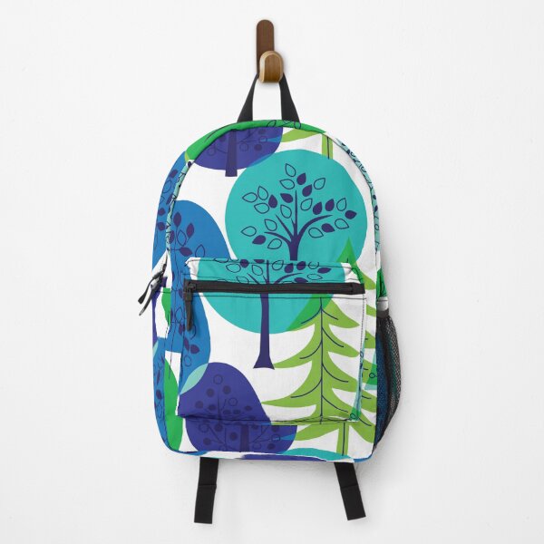 Item preview, Blue Green Abstract Trees designed and sold by AnastasiaDesign.