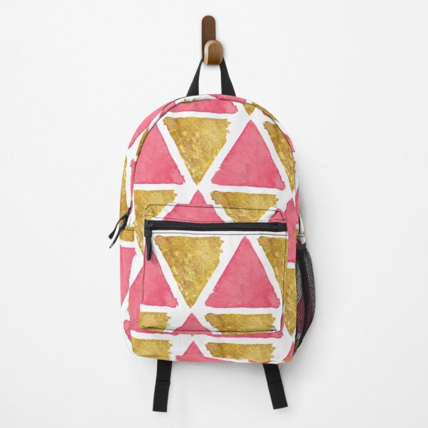 Item preview, Pink and Gold Triangles designed and sold by AnastasiaDesign.
