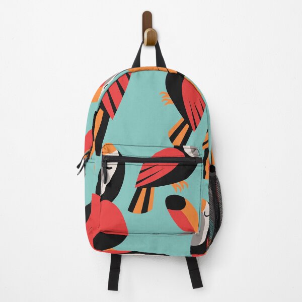 Item preview, Colorful Toucans Tropical Pattern designed and sold by AnastasiaDesign.
