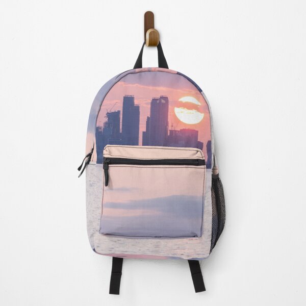 Item preview, Subtle - Toronto Skyline Sunrise in Soft Pinks Blues and Purples designed and sold by Georgia Mizuleva.