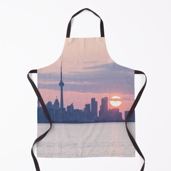 Item preview, Subtle - Toronto Skyline Sunrise in Soft Pinks Blues and Purples designed and sold by Georgia Mizuleva.
