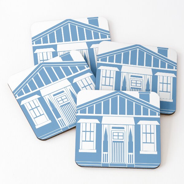 Item preview, New Zealand Railway House - Blue Transparent designed and sold by DoctorFoster.