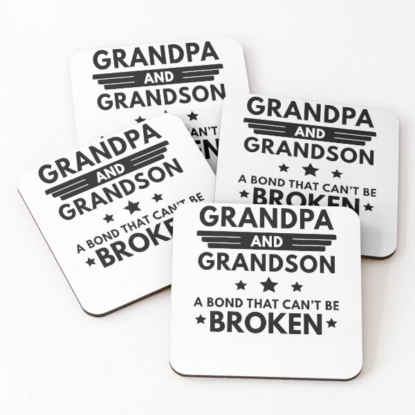 Item preview, Grandpa and Grandson A Bond That Can't Be Broken Funny Vintage Gift designed and sold by Mfk Clothes.