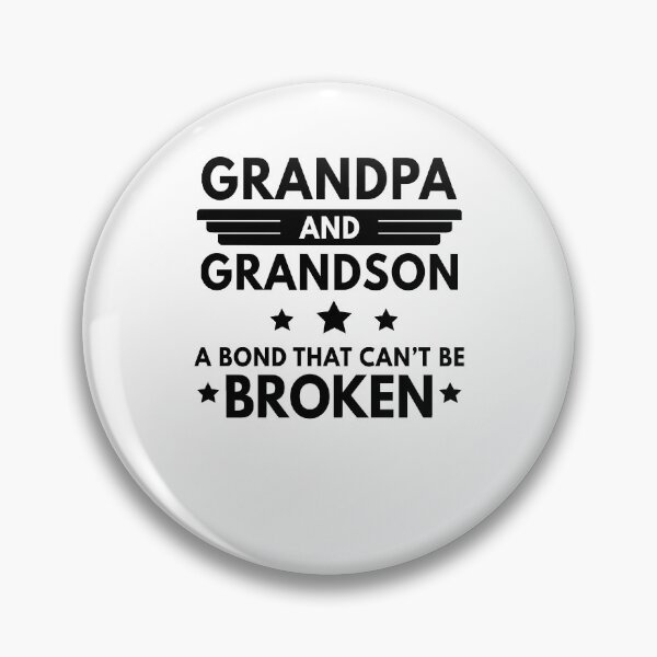 Item preview, Grandpa and Grandson A Bond That Can't Be Broken Funny Vintage Gift designed and sold by Mfk Clothes.
