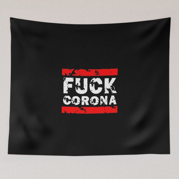 Item preview, Fuck Corona face mask designed and sold by GeogDesigns.