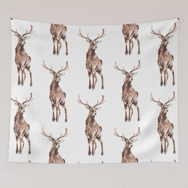 Item preview, Stag Watercolour designed and sold by AmeliaPlayer.