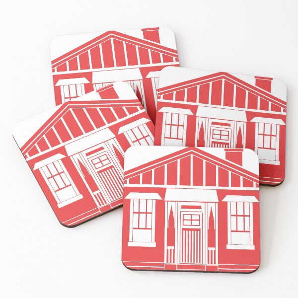 Item preview, New Zealand Railway House - Red Transparent  designed and sold by DoctorFoster.
