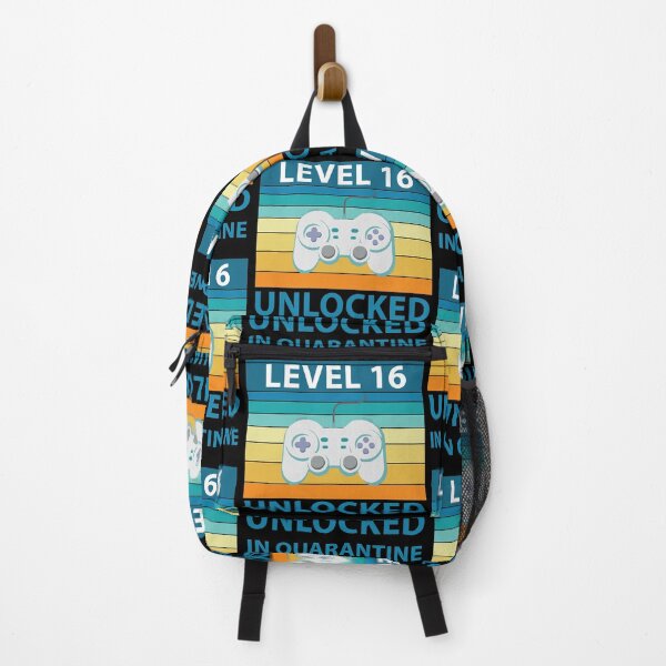 Item preview, Level 16 Unlocked, Sixteen Gamer Birthday in Quarantine designed and sold by TravelScientist.