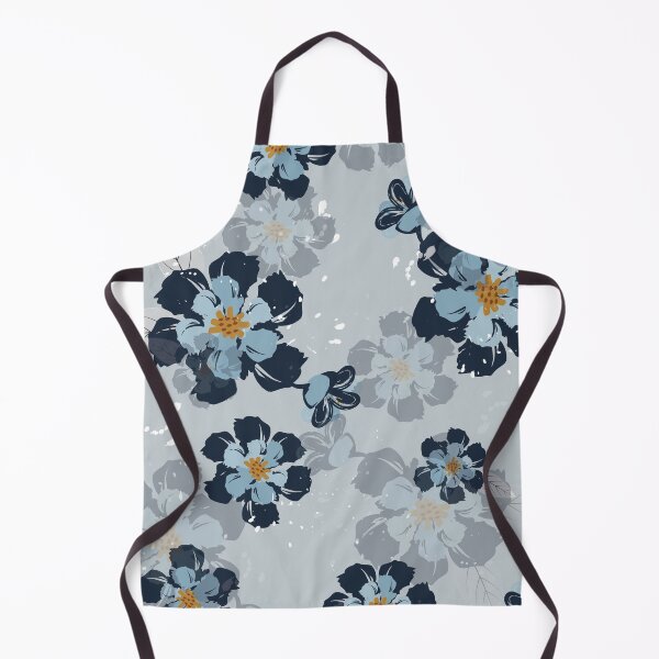 Artikelvorschau, Blaues Blumenmuster entworfen und verkauft von AnastasiaDesign.