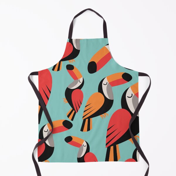 Item preview, Colorful Toucans Tropical Pattern designed and sold by AnastasiaDesign.