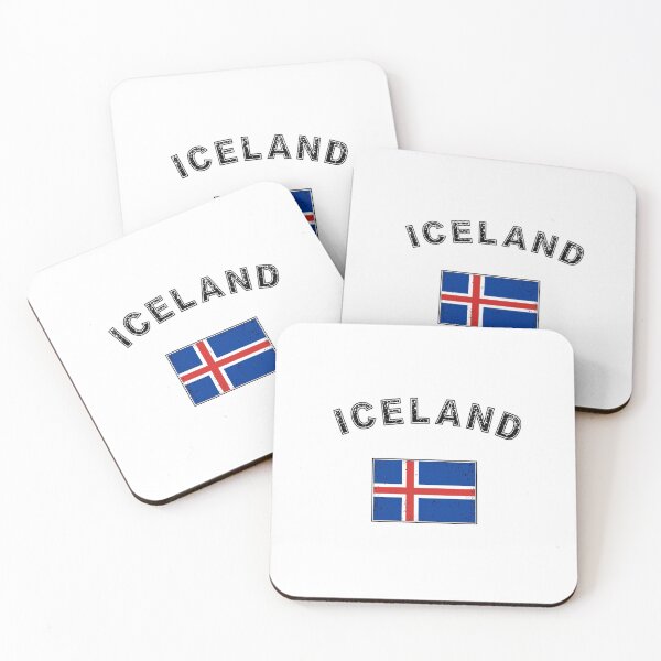 Item preview, Iceland icelandic flag banner designed and sold by GeogDesigns.