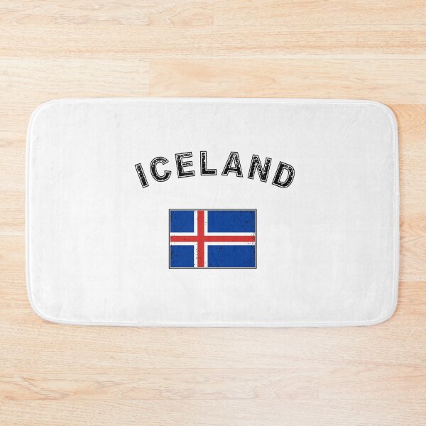 Item preview, Iceland icelandic flag banner designed and sold by GeogDesigns.