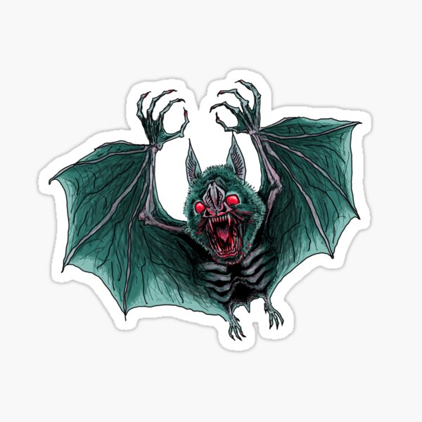 Vampire Bat! Sticker