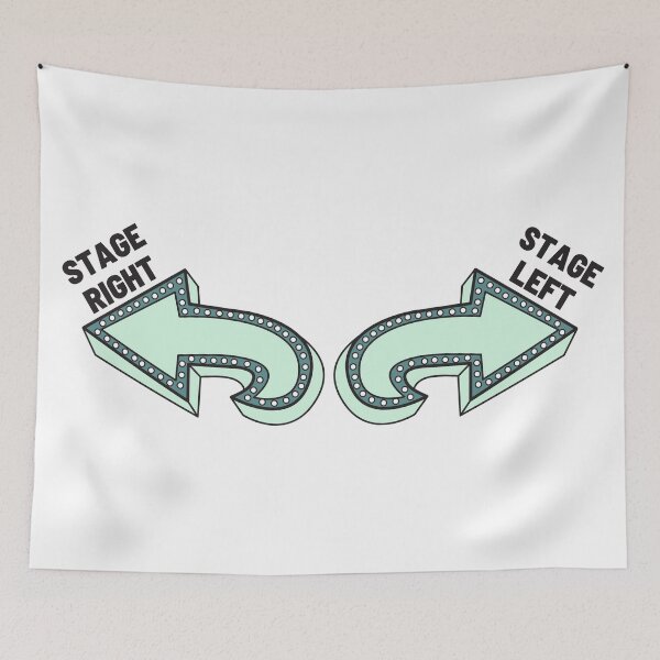 Item preview, STAGE RIGHT AND LEFT designed and sold by loverosehazel.