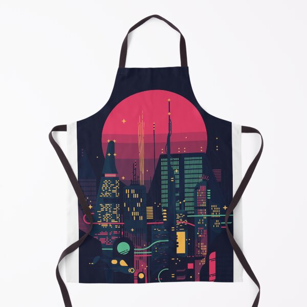 Item preview, Abstract Night Cityscape designed and sold by AnastasiaDesign.