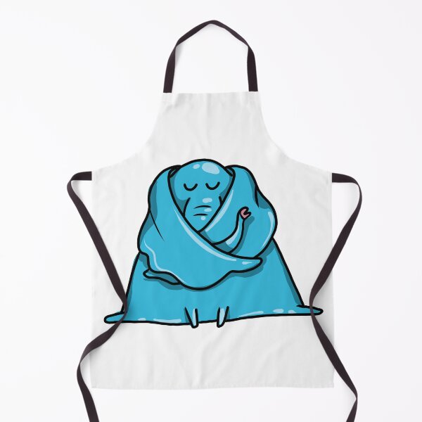 Item preview, Funny Cute Blue Sleeping Elephant designed and sold by AnastasiaDesign.