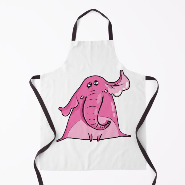Item preview, Funny Pink Confused Elephant designed and sold by AnastasiaDesign.