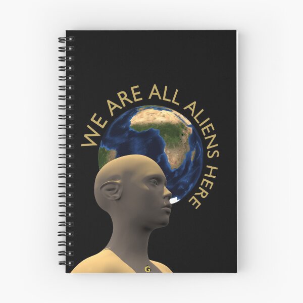 Item preview, WE ARE ALL ALIENS HERE designed and sold by MARTIN GUGGISBERG.