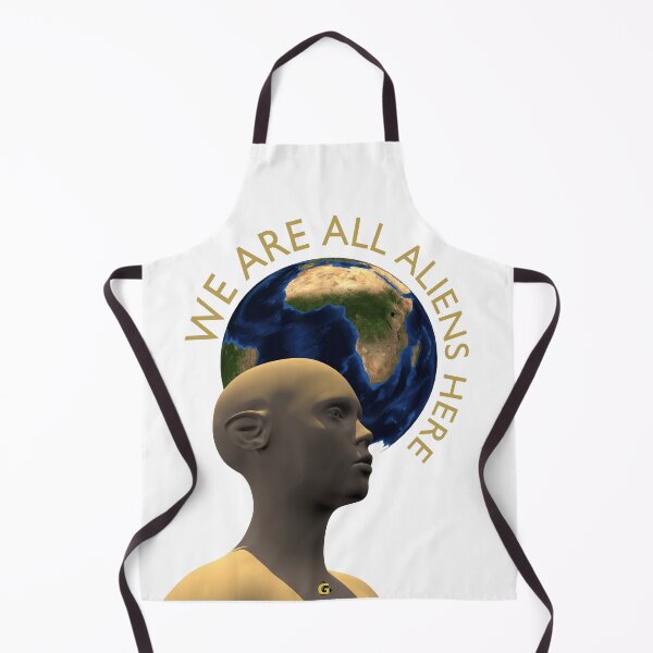 Item preview, WE ARE ALL ALIENS HERE designed and sold by MARTIN GUGGISBERG.