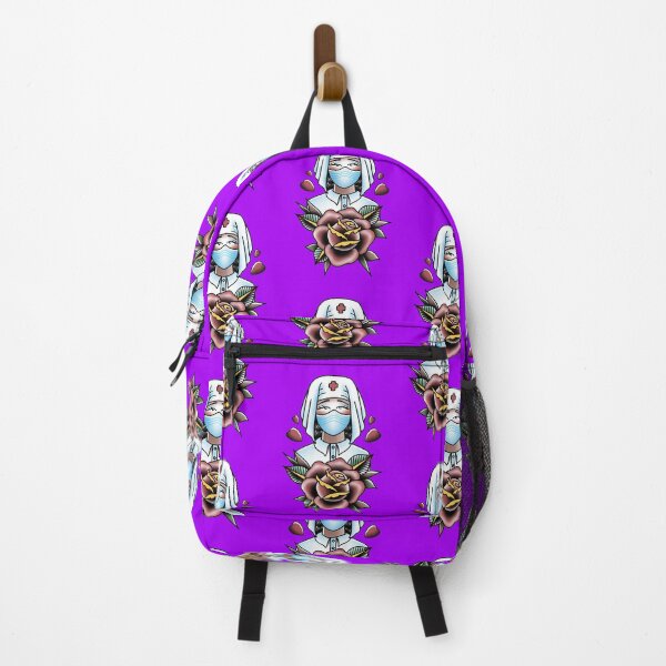 Item preview, Purple Old school nurse traditional tattoo design thankyou nhs designed and sold by LPdesigns2020.