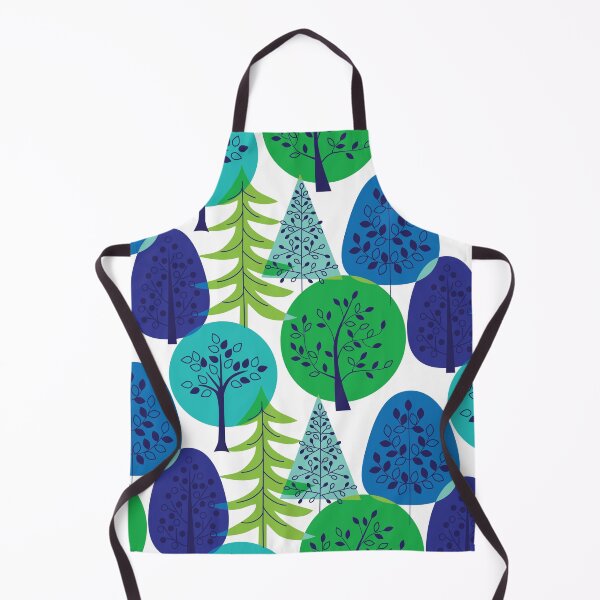 Item preview, Blue Green Abstract Trees designed and sold by AnastasiaDesign.