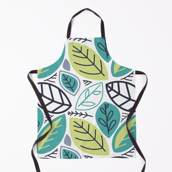 Item preview, Green Blue Abstract Leaves designed and sold by AnastasiaDesign.