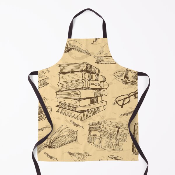 Item preview, Hand Drawn Books Pattern designed and sold by AnastasiaDesign.
