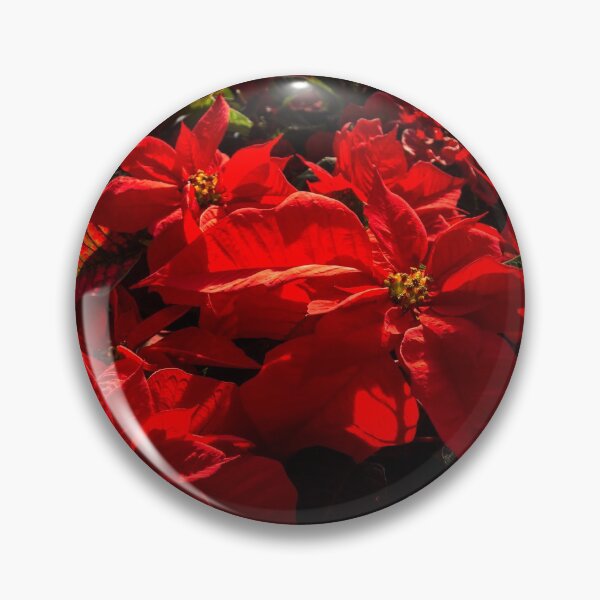 Item preview, Blood Red Poinsettias Riot - Christmas Stars Superabundance designed and sold by Georgia Mizuleva.