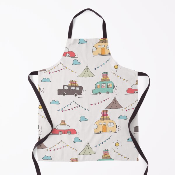 Item preview, Cute Camping Pattern designed and sold by AnastasiaDesign.