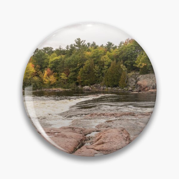 Item preview, Mississagi River - Whitewater Rapids and Pink Granite Riverbed  designed and sold by Georgia Mizuleva.