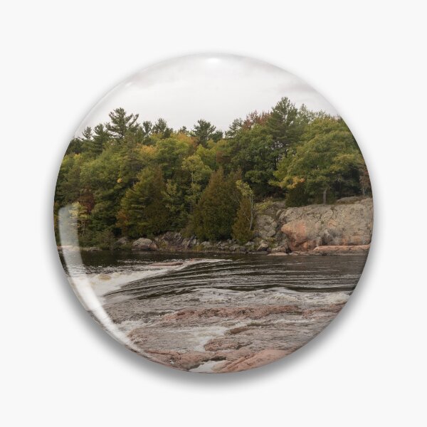 Item preview, Mississagi River - Pink Granite Riverbed and Whitewater Rapids designed and sold by Georgia Mizuleva.