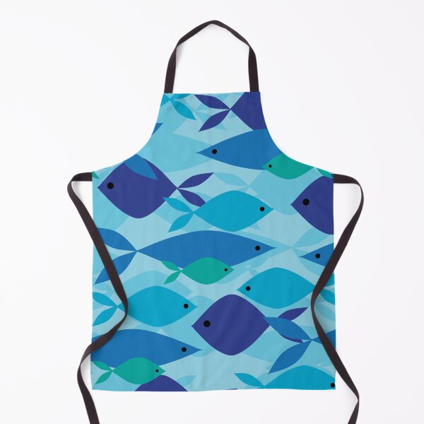 Item preview, Blue Fish Pattern designed and sold by AnastasiaDesign.