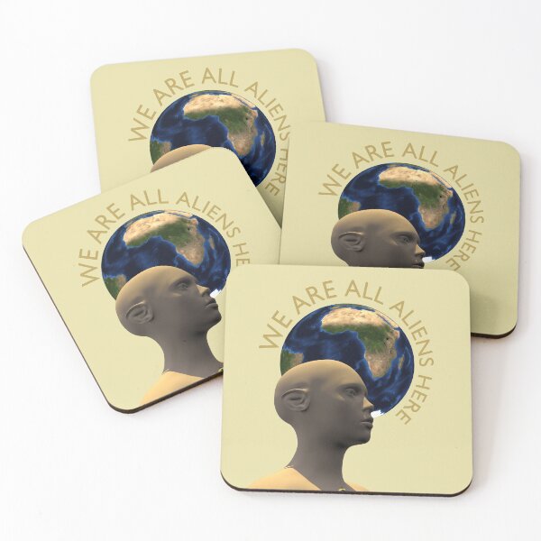 Item preview, WE ARE ALL ALIENS HERE designed and sold by MARTIN GUGGISBERG.