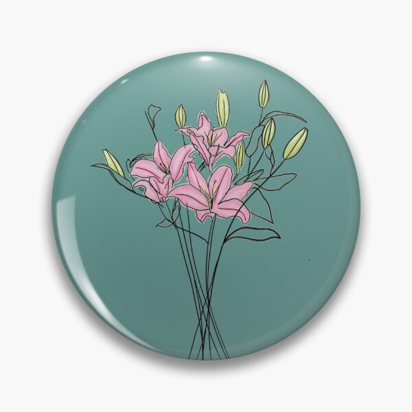 Item preview, Simple pink flower arrangements  designed and sold by Artbymanu.
