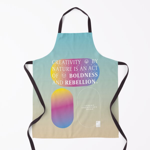 Item preview, Creativity by nature is an act of boldness and rebellion designed and sold by quotesonposters.