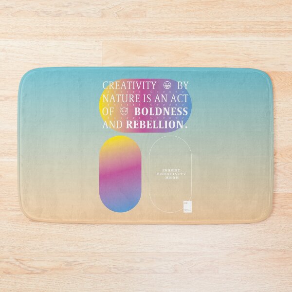 Item preview, Creativity by nature is an act of boldness and rebellion designed and sold by quotesonposters.