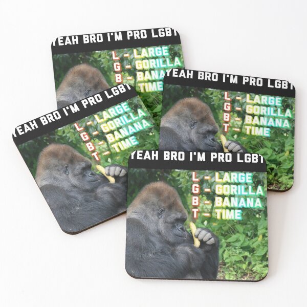 Item preview, LGBT (Large Gorilla Banana Time) designed and sold by GarbageShop.