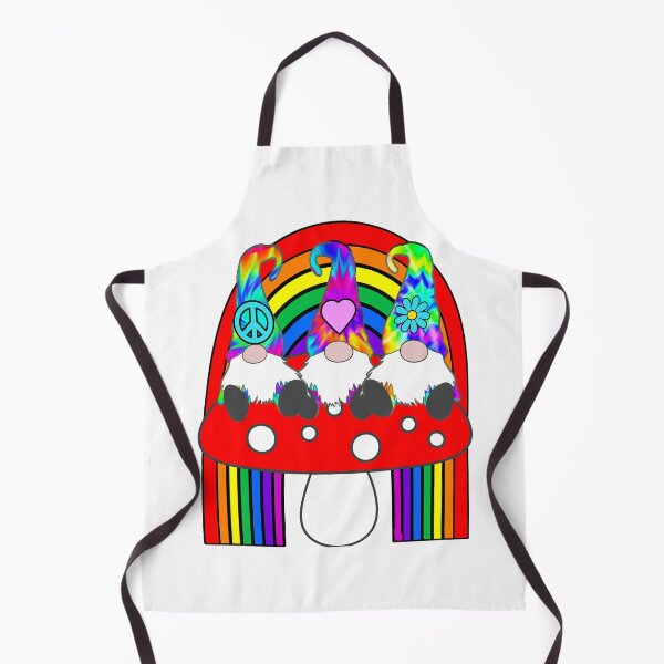 Item preview, 3 Hippie Gnomes Tie Dye Hat Retro Peace Groovy rainbow, mushroom designed and sold by funnytshirtemp.