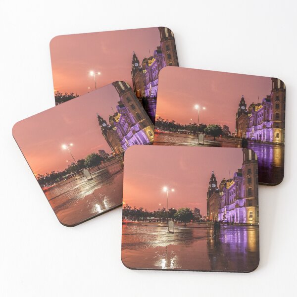 Item preview, Stormy Liverpool sunset panorama designed and sold by Paul Madden.