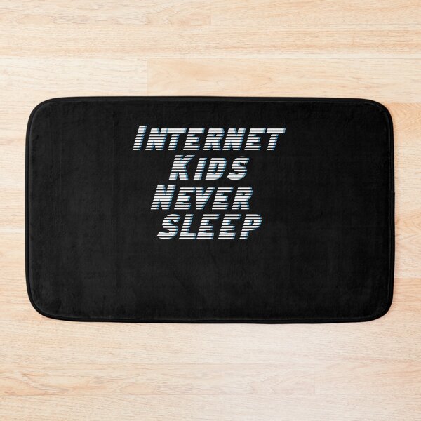 Item preview, Internet Kids Never Sleep Glitch Design  designed and sold by AwfulWaflePress.