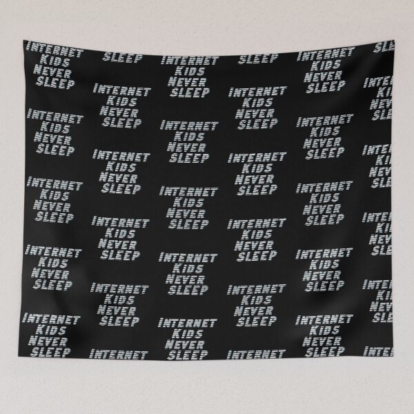 Item preview, Internet Kids Never Sleep Glitch Design  designed and sold by AwfulWaflePress.