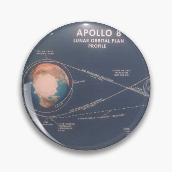 Item preview, Apollo 8 Lunar Orbital Plan designed and sold by mangaBear.