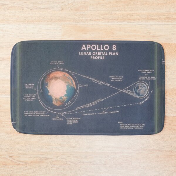 Item preview, Apollo 8 Lunar Orbital Plan designed and sold by mangaBear.